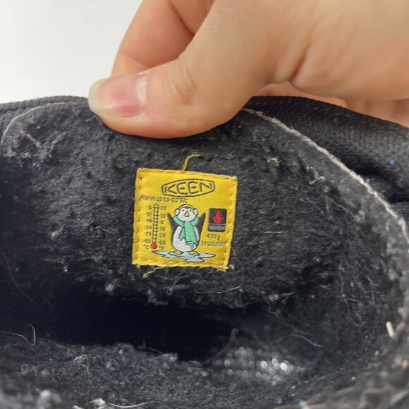 Keen LUMI II Snow Boots Boys Waterproof Insulated Black 400 Grams Size 3 Youth - Picture 11 of 16